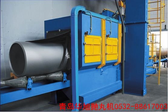 重慶大口徑鋼管外壁拋丸機(jī)發(fā)貨