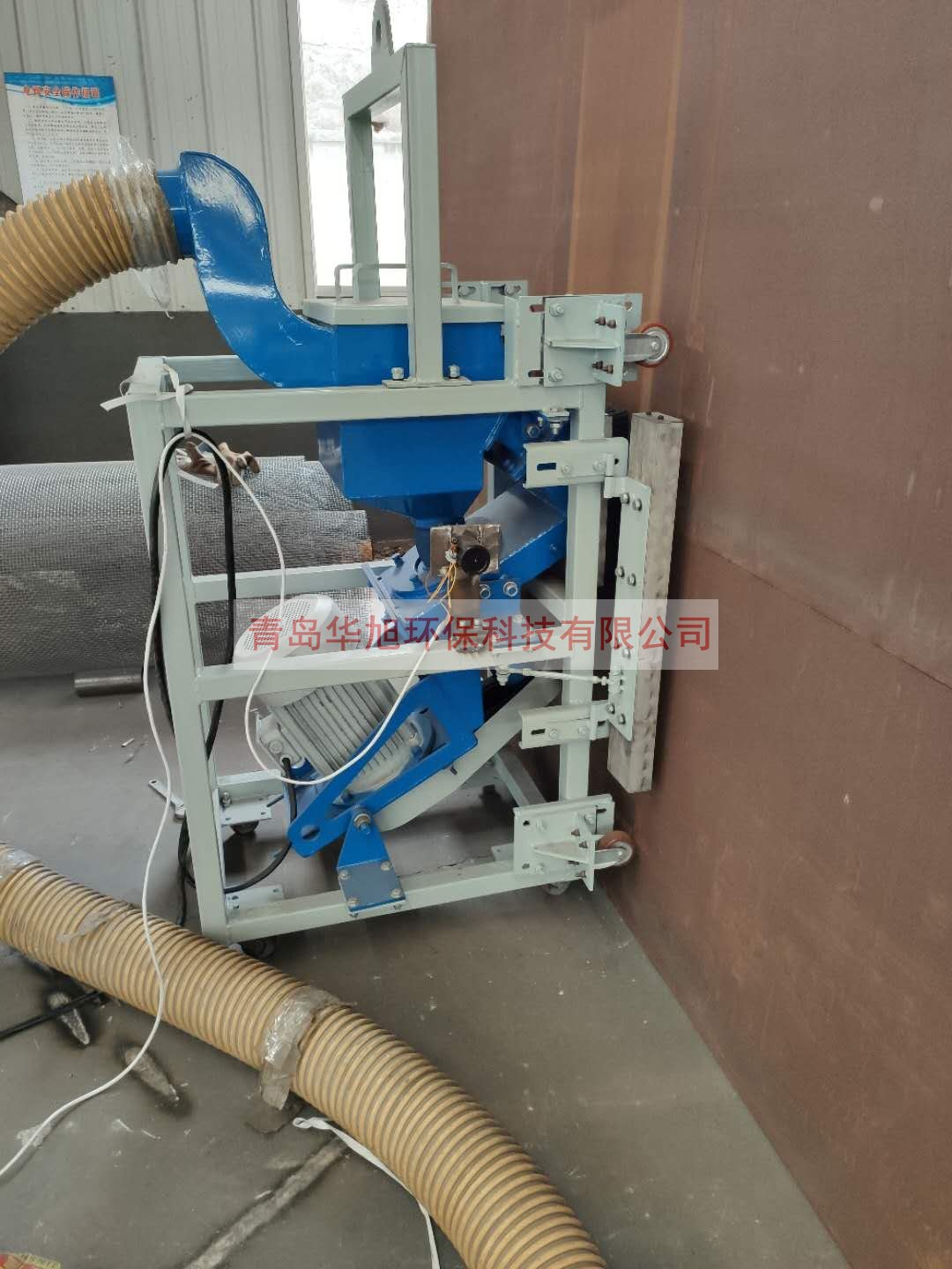 罐體外壁拋丸除銹清理機