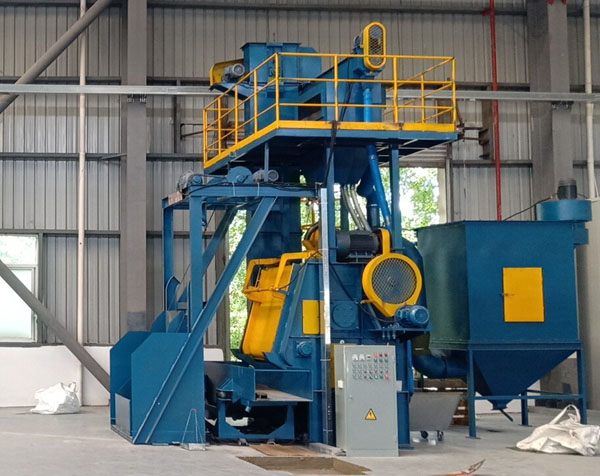 15GN鋼履帶拋丸機-鑄造件除銹設備