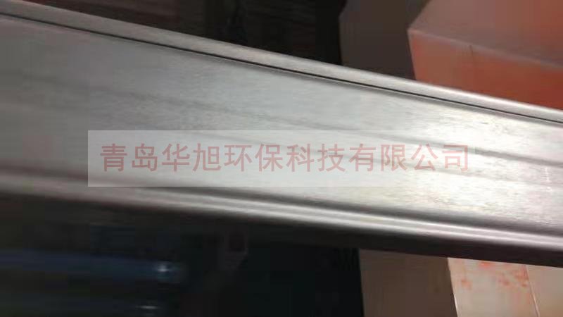 方管角鐵拋丸后的效果