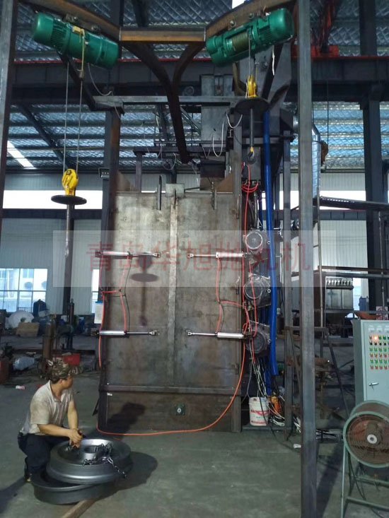 雙吊鉤式吊鉤式拋丸機(jī)清理