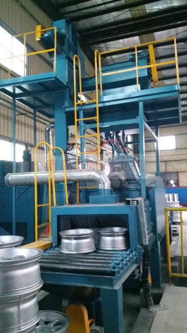 汽車輪轂拋丸清理機