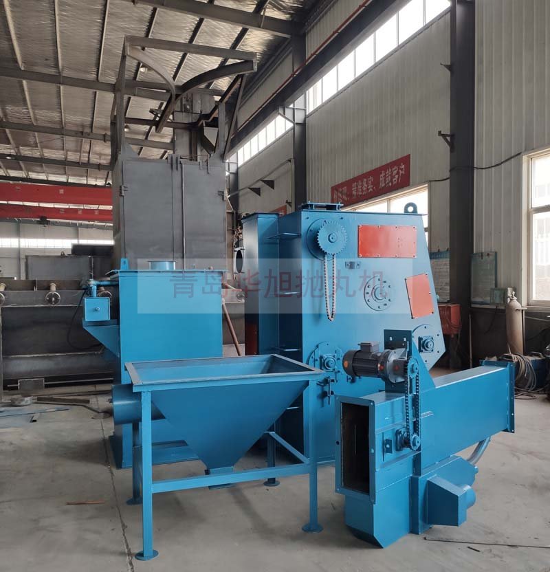 Q3210履帶式拋丸機主機、除塵器、提升機