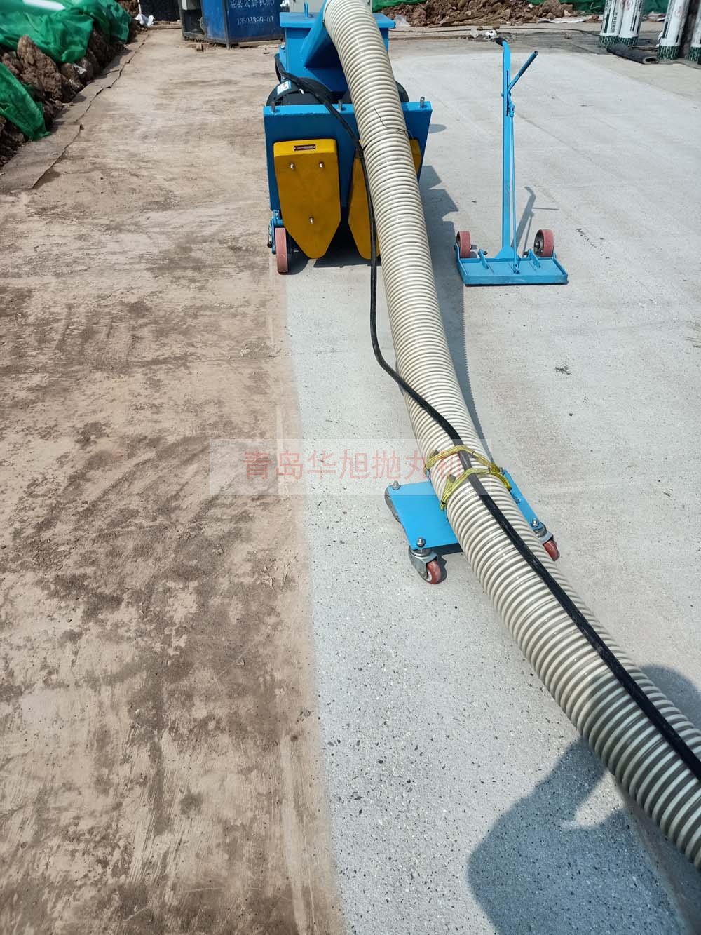 移動(dòng)式拋丸機(jī)拋丸后的效果對(duì)比