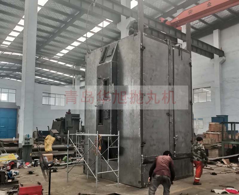 Q3730雙吊鉤拋丸機(jī)制作中